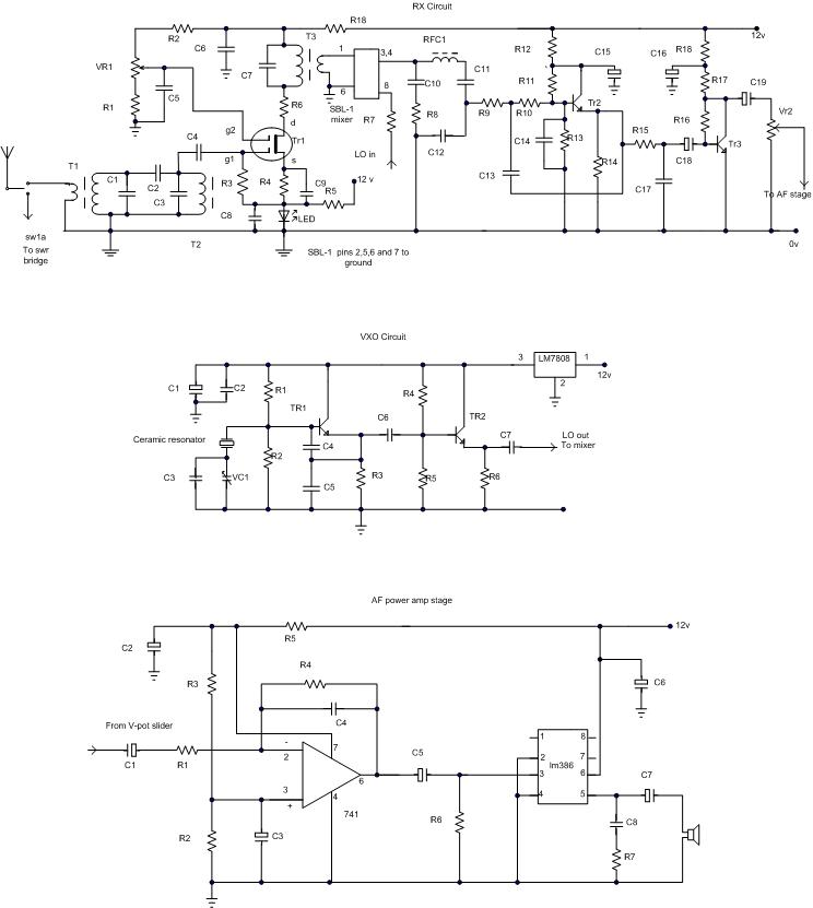 receiver section circuit diagram